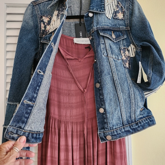 DRIFTWOOD Patchwork Denim Jacket NWT - Picture 5 of 8